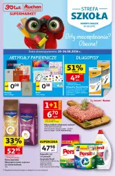 Gazetka promocyjna Auchan - Gazetka 30 Lat Supermarket Auchan - Gazetka - ważna od 26.08 do 26.08.2026 - strona 1 - produkty: Mięso mielone, Kawa ziarnista, Proszek do prania, Persil, Kawa, Mięso, Fa