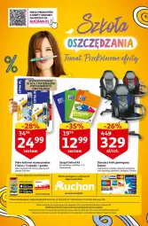 Gazetka promocyjna Auchan - Szkoła oszczędzania Temat PrzeAtrakcje cenowe Hipermarkety - Gazetka - ważna od 24.08 do 24.08.2022 - strona 40 - produkty: Sok, Fotel gamingowy, Tera, Dzieci, Fotel, Fa