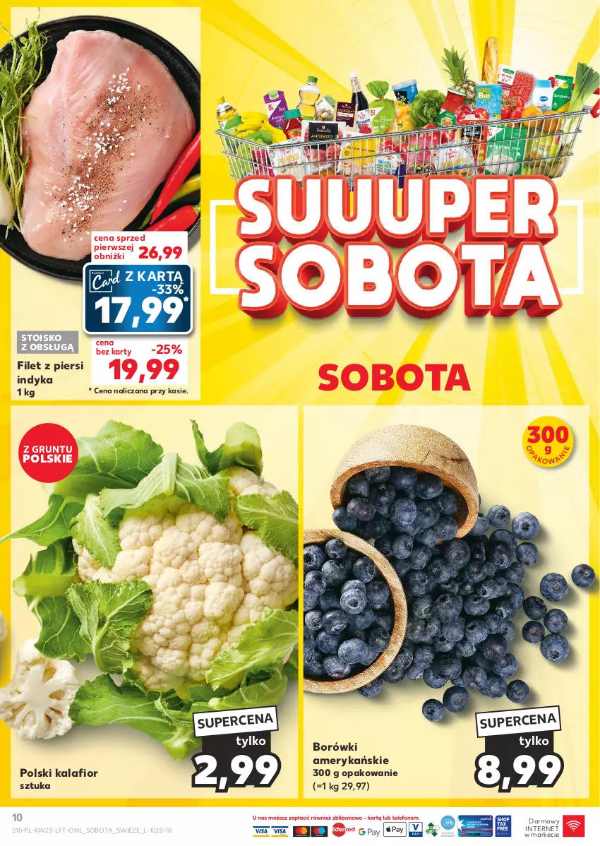 Gazetka promocyjna Kaufland - Gazetka tygodnia - ważna 06.06 do 12.06.2024 - strona 10 - produkty: Filet z piersi indyka, Grunt, Kalafior