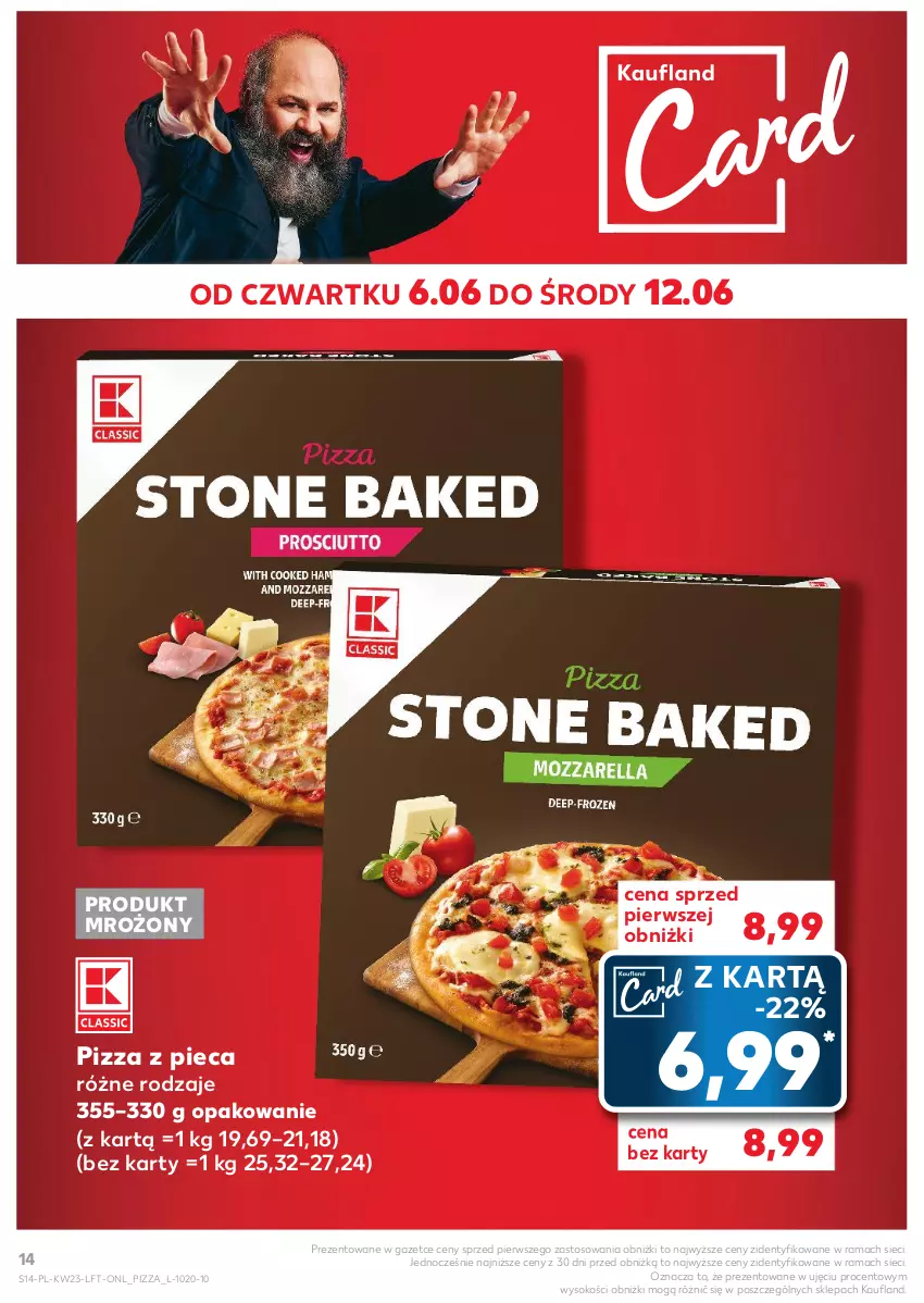 Gazetka promocyjna Kaufland - Gazetka tygodnia - ważna 06.06 do 12.06.2024 - strona 14 - produkty: Piec, Pizza, Rama, Sok