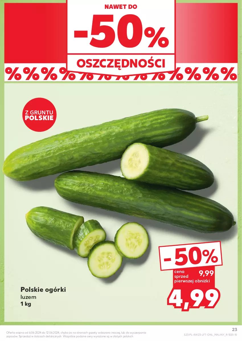 Gazetka promocyjna Kaufland - Gazetka tygodnia - ważna 06.06 do 12.06.2024 - strona 23 - produkty: Grunt, Maliny