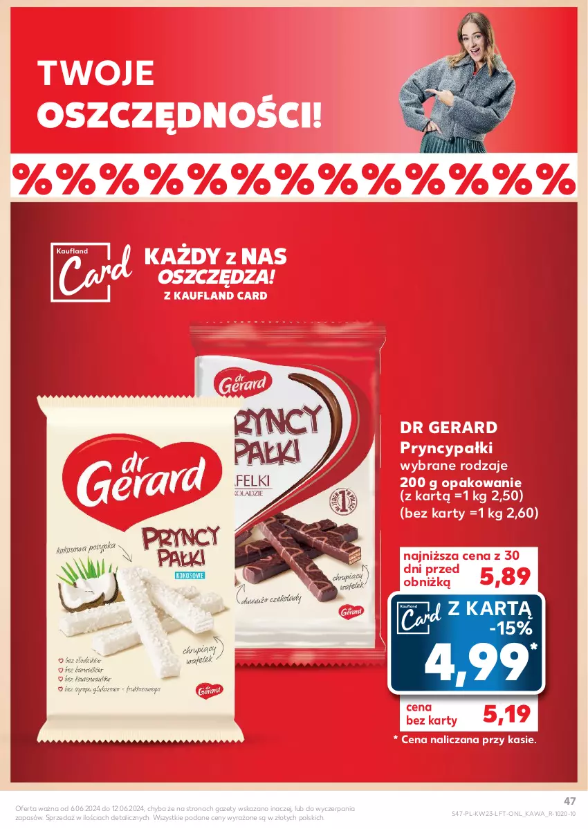 Gazetka promocyjna Kaufland - Gazetka tygodnia - ważna 06.06 do 12.06.2024 - strona 47 - produkty: Dr Gerard, Kawa