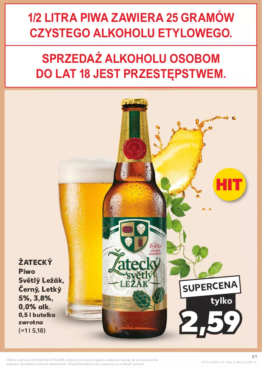 Gazetka promocyjna Kaufland - Gazetka tygodnia - ważna 06.06 do 12.06.2024 - strona 51 - produkty: Gra, Piwa, Piwo