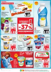 Gazetka promocyjna Kaufland - Gazetka tygodnia - Gazetka - ważna od 12.06 do 12.06.2024 - strona 40 - produkty: Jogurt naturalny, Ser, Jogurt owocowy, Bell, Jogurt, Optima Cardio, Rolmlecz, Serek homogenizowany, Serek, Optima, Margaryna, Napój mleczny, Baton, Bella, Mleczna kanapka, Jogobella, Napój, Kinder