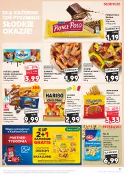 Gazetka promocyjna Kaufland - Gazetka tygodnia - Gazetka - ważna od 12.06 do 12.06.2024 - strona 49 - produkty: Piec, Lubisie, Ciastka, Ser, Gra, Prince Polo, Orzeszki, Cukier, Beskidzki, Wafelek, Wawel, Czekolada, Galaretki, Felix, Cukierki, Waga, Orzeszki ziemne, Gala, Kakao, Haribo, Bakalland, Beskidzkie paluszki