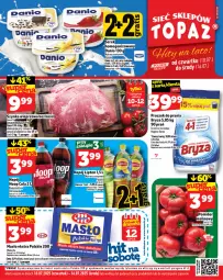 Gazetka promocyjna Topaz - Gazetka - Gazetka - ważna od 16.07 do 16.07.2025 - strona 1 - produkty: BIC, Szynka wieprzowa, Proszek do prania, Mlekovita, Szynka, Vita C, Lipton, Bryza, Waga, Masło, Napój, Mleko