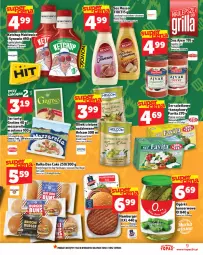 Gazetka promocyjna Topaz - Gazetka - Gazetka - ważna od 16.07 do 16.07.2025 - strona 9 - produkty: Chrzan, Top, Sos, Mus, Hamburger, Mlekovita, Sezam, Burger, Dan Cake, Bułka, Mleko