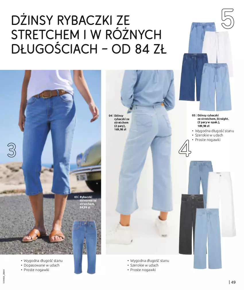 Gazetka promocyjna Bonprix - MODA NA KAŻDY DZIEŃ - ważna 03.04 do 03.07.2024 - strona 51 - produkty: Dżinsy, Ryba