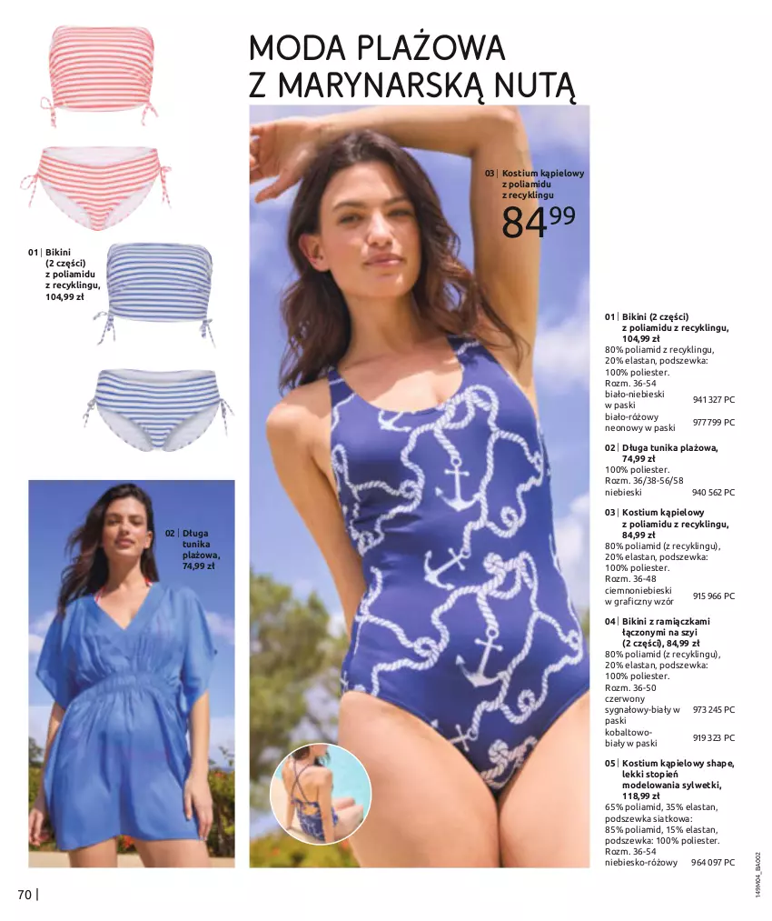 Gazetka promocyjna Bonprix - MODA NA KAŻDY DZIEŃ - ważna 03.04 do 03.07.2024 - strona 72 - produkty: Bikini, Gra, Kostium, Moda, Top, Tunika