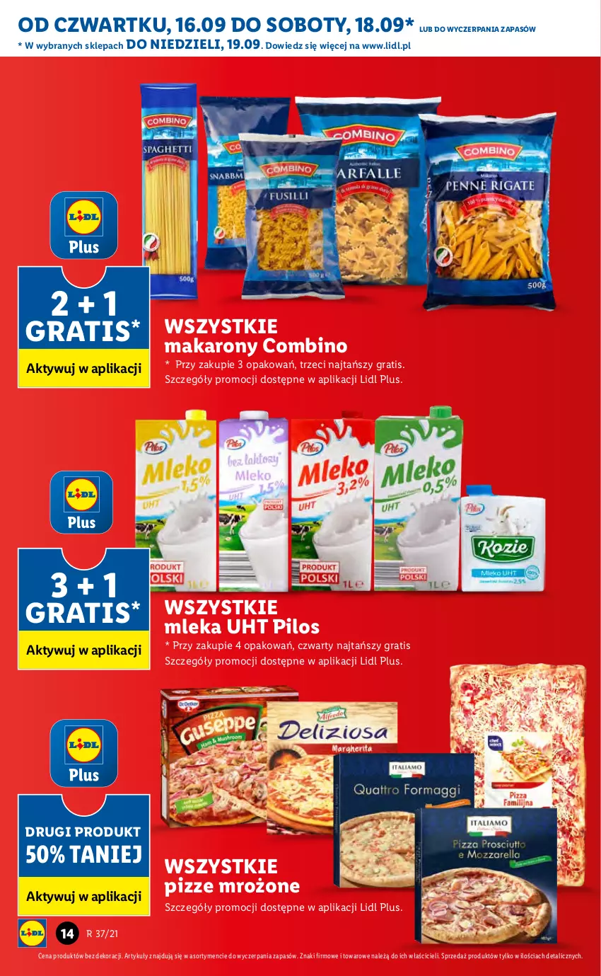 Gazetka promocyjna Lidl - GAZETKA - ważna 16.09 do 19.09.2021 - strona 14 - produkty: Gra, Makaron, Pilos