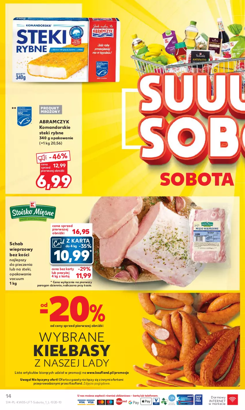 Gazetka promocyjna Kaufland - Gazetka tygodnia - ważna 01.02 do 07.02.2024 - strona 14 - produkty: Piec, Schab wieprzowy, Stek, Waga