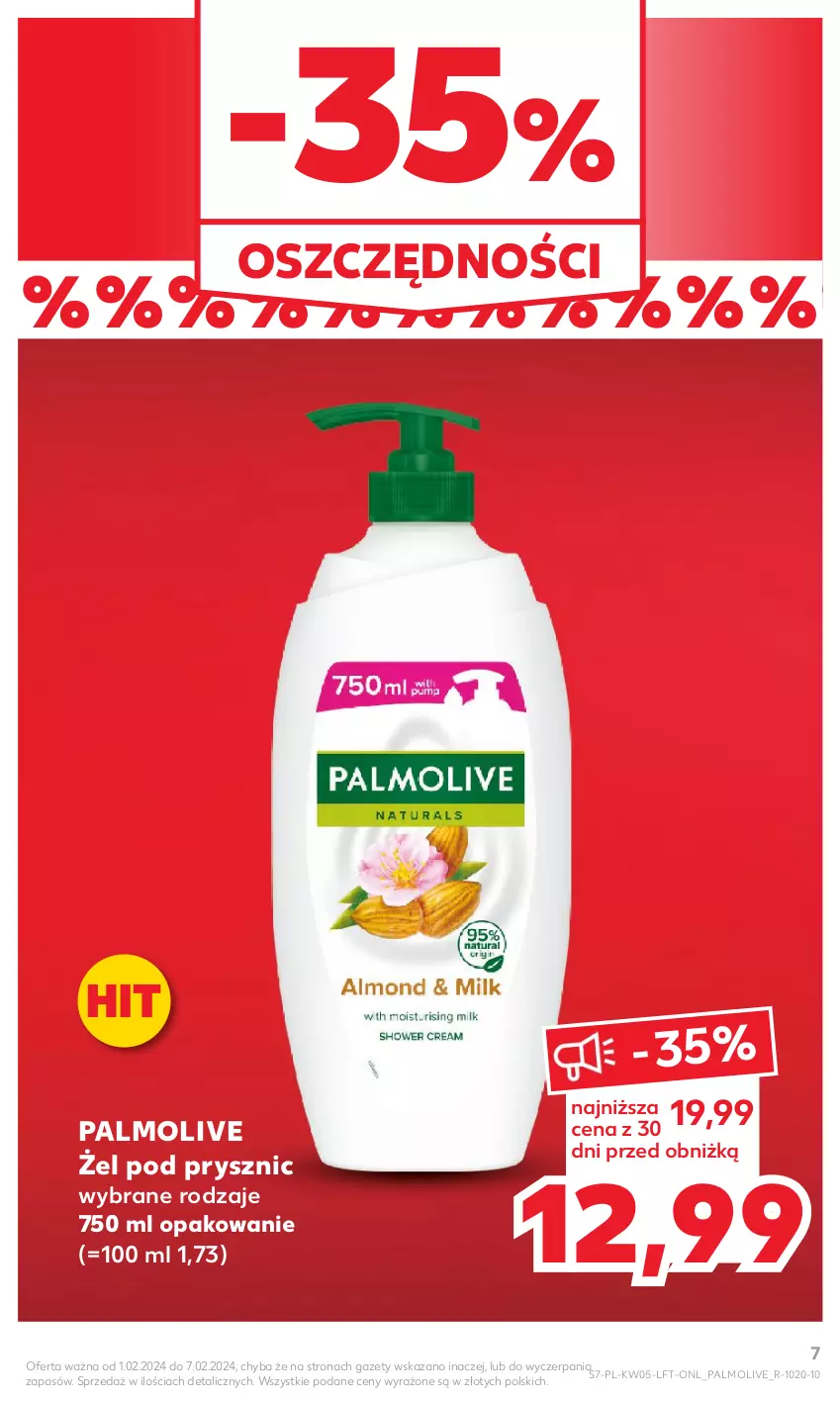 Gazetka promocyjna Kaufland - Gazetka tygodnia - ważna 01.02 do 07.02.2024 - strona 7 - produkty: Palmolive