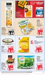 Gazetka promocyjna Kaufland - Gazetka tygodnia - Gazetka - ważna od 07.02 do 07.02.2024 - strona 43 - produkty: Piec, Kurczak, Sałatka, Kalafior, Warzywa, Krokiety, Sałatka warzywna, Lody, Sałat, Zapiekanka, Pieczarka, Brokuły, Frytki, Lisner, Hortex