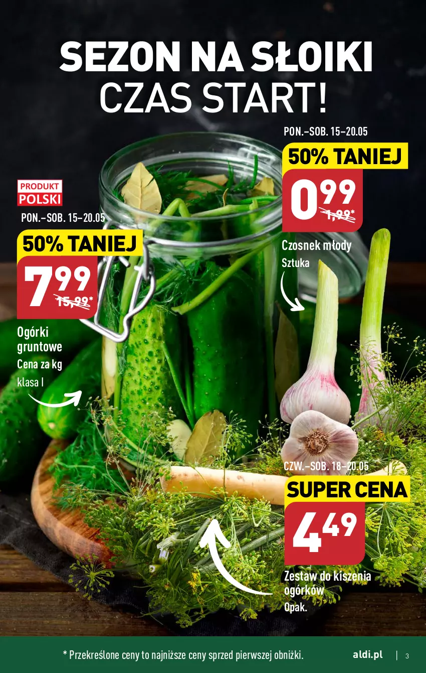 Gazetka promocyjna Aldi - Pełen katalog - ważna 15.05 do 20.05.2023 - strona 3 - produkty: Czosnek, Grunt