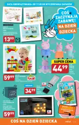 Gazetka promocyjna Aldi - Pełen katalog - Gazetka - ważna od 20.05 do 20.05.2023 - strona 29 - produkty: Sok, Puf, Gra, Huśtawka, Pendrive, Klocki, Fa