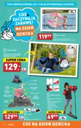 Gazetka promocyjna Aldi - Pełen katalog - Gazetka - ważna od 20.05 do 20.05.2023 - strona 30 - produkty: Top, Sok, Ser, Por, Pur, Huśtawka, Zestaw bokserski, Pompka, Rękawice, Rolki, Mule, Dzieci