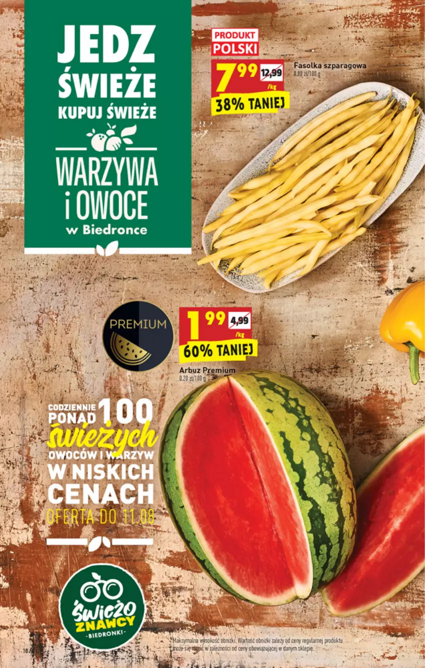 Gazetka promocyjna Biedronka - W tym tygodniu - ważna 09.08 do 14.08.2021 - strona 10 - produkty: Arbuz, Dron, Fa