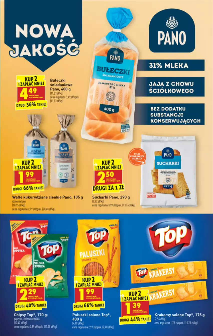 Gazetka promocyjna Biedronka - W tym tygodniu - ważna 09.08 do 14.08.2021 - strona 37 - produkty: Bułeczki, Danio, Jaja, Krakersy, Ser, Top, Wafle