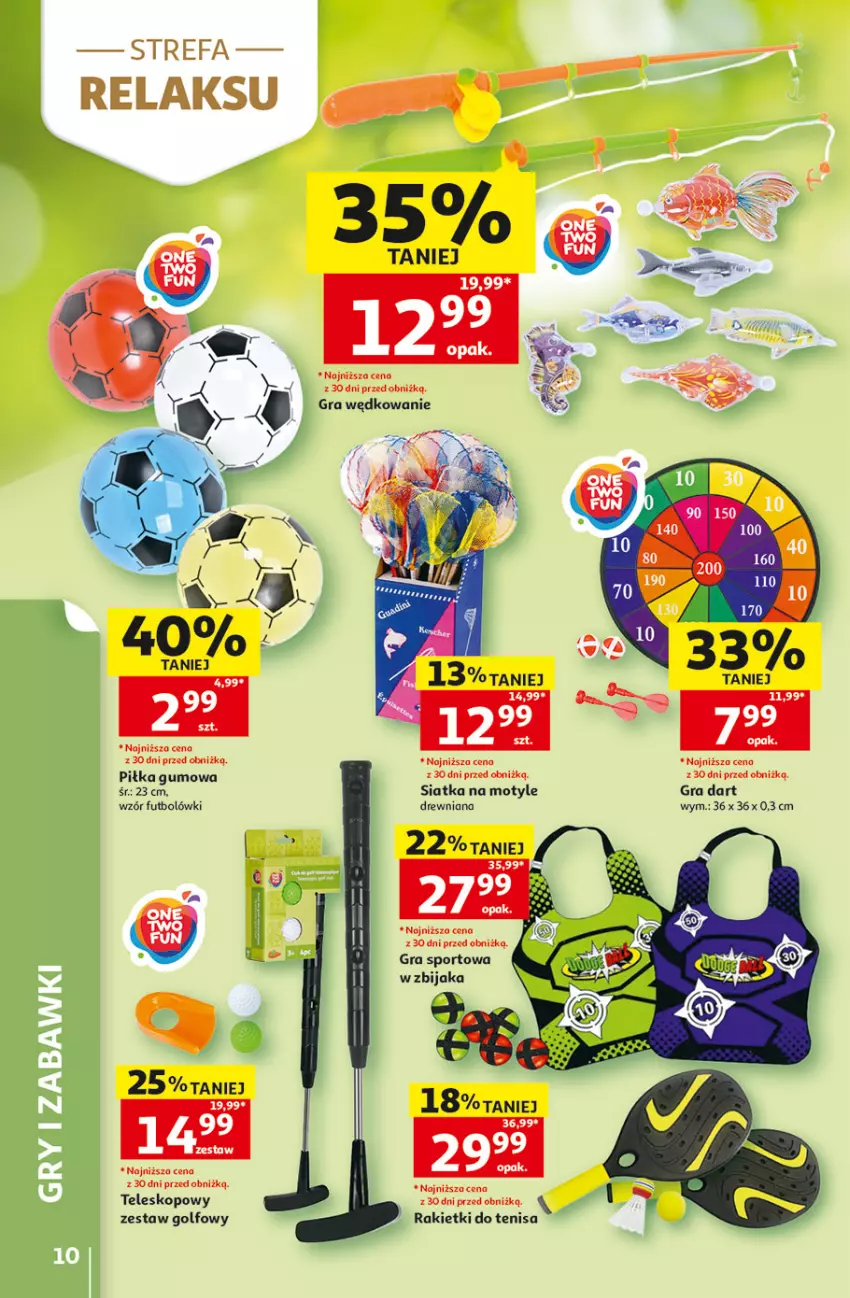 Gazetka promocyjna Auchan - Gazetka 30 Lat Hipermarkett Auchan - ważna 05.06 do 10.06.2026 - strona 10 - produkty: Fa, Gra, Gry, Por, Siatka, Sport, Teleskop