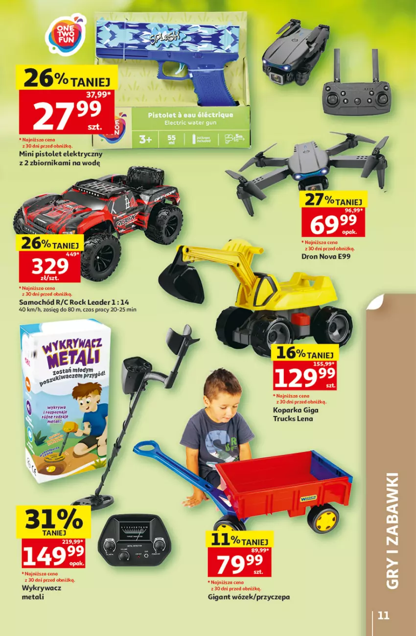 Gazetka promocyjna Auchan - Gazetka 30 Lat Hipermarkett Auchan - ważna 05.06 do 10.06.2026 - strona 11 - produkty: Dron, Parka, Pistolet, Por, Samochód, Wózek