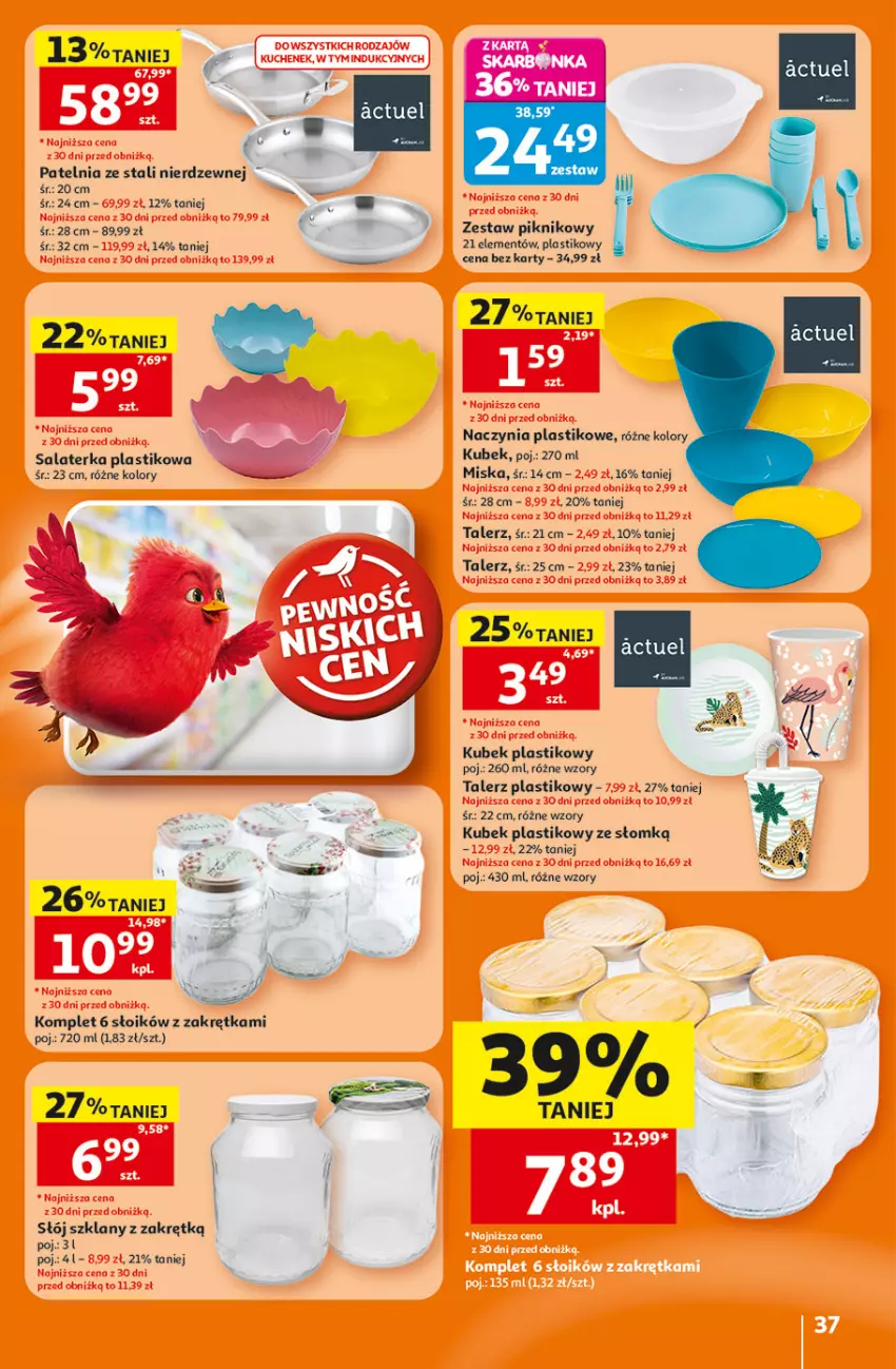 Gazetka promocyjna Auchan - Gazetka 30 Lat Hipermarkett Auchan - ważna 05.06 do 10.06.2026 - strona 37 - produkty: Kubek, Miska, Patelnia, Salaterka, Talerz