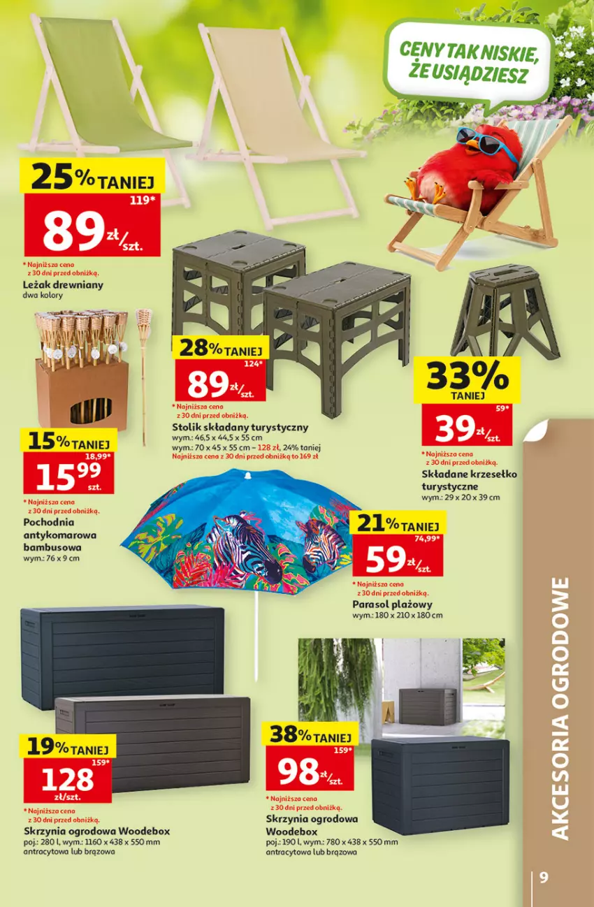 Gazetka promocyjna Auchan - Gazetka 30 Lat Hipermarkett Auchan - ważna 05.06 do 10.06.2026 - strona 9 - produkty: Parasol, Stolik