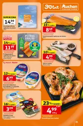 Gazetka promocyjna Auchan - Gazetka 30 Lat Hipermarkett Auchan - Gazetka - ważna od 10.06 do 10.06.2026 - strona 21 - produkty: Sałatka, Sałat, Pstrąg, Koreczki śledziowe, Dorsz, Lisner