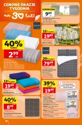 Gazetka promocyjna Auchan - Gazetka 30 Lat Hipermarkett Auchan - Gazetka - ważna od 10.06 do 10.06.2026 - strona 36 - produkty: Top, Koc, Kołdra, Pościel, Poszewka, Ręcznik, Komplet pościeli, Poduszka