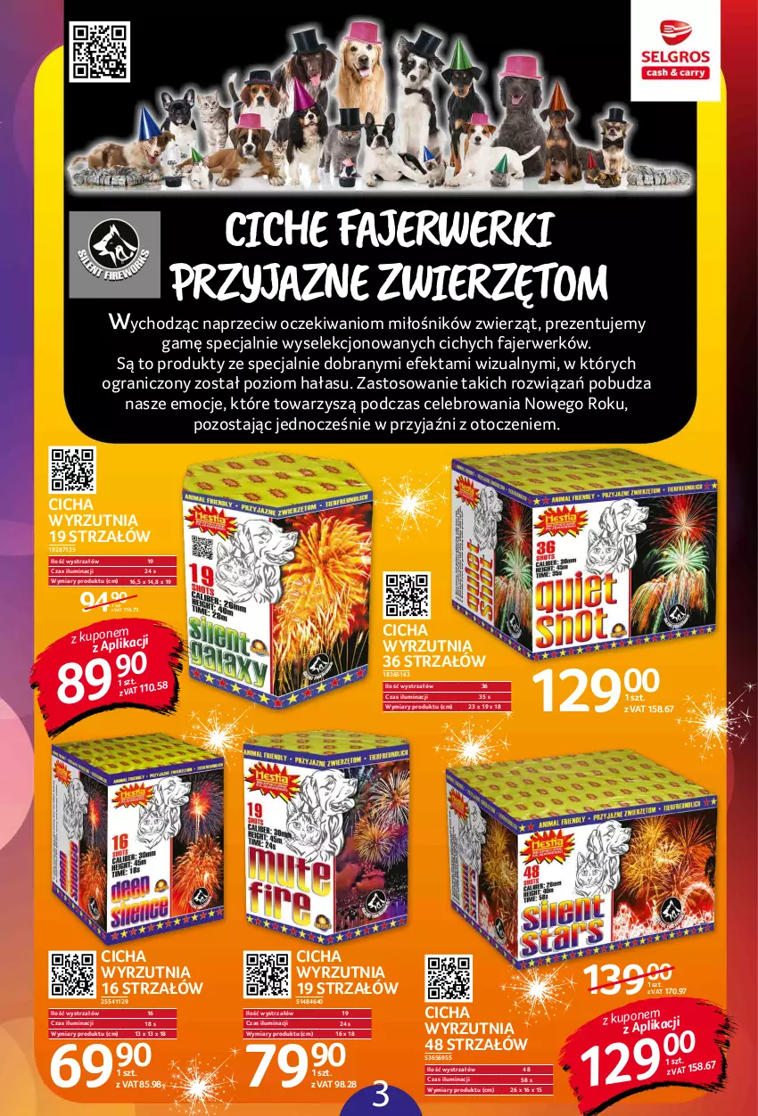 Gazetka promocyjna Selgros - Katalog Sylwester - ważna 10.11 do 24.12.2021 - strona 3 - produkty: Fa, Gra, Strzałów, Wyrzutnia