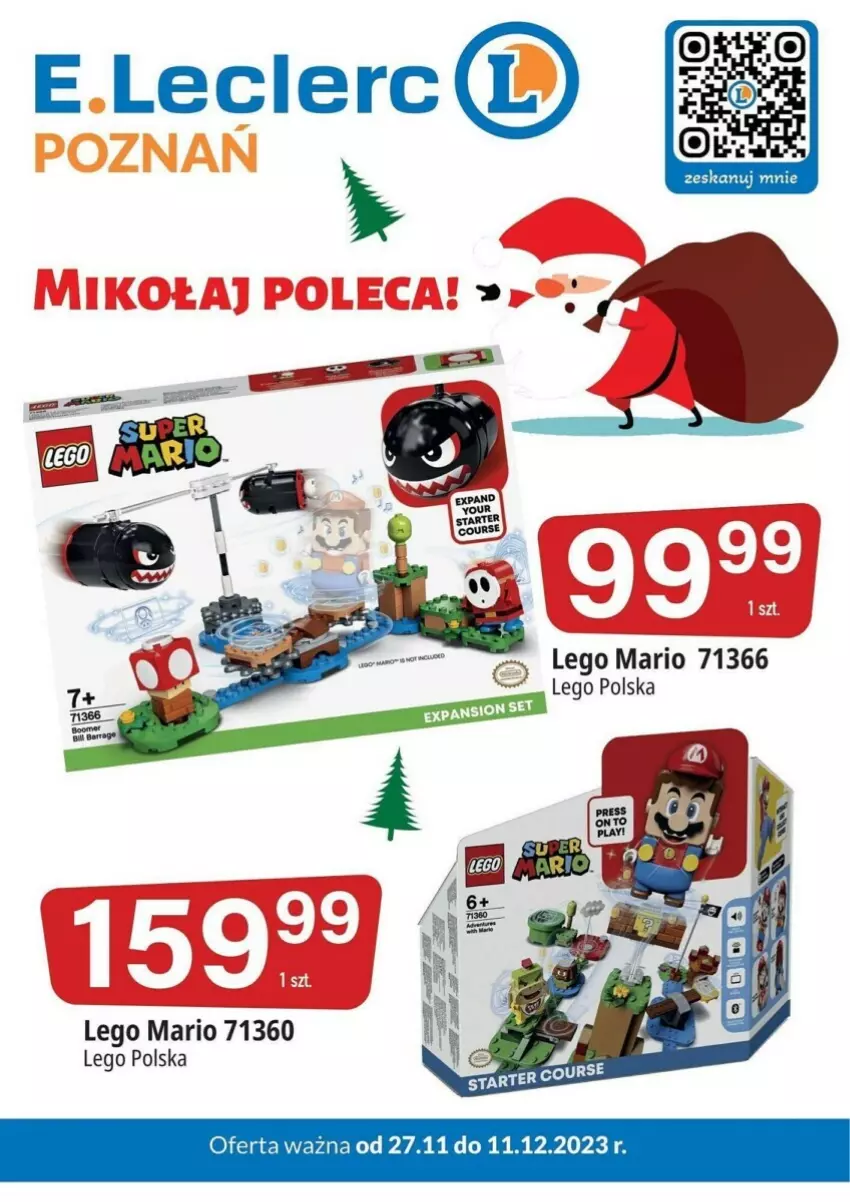 Gazetka promocyjna E Leclerc - ważna 27.11 do 11.12.2023 - strona 1 - produkty: LEGO