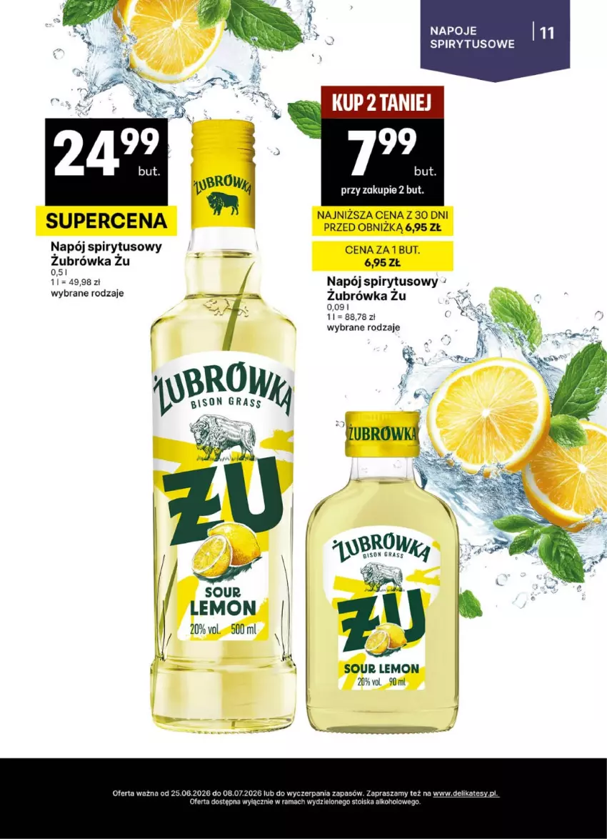 Gazetka promocyjna Delikatesy Centrum - Delibarek DC26-DC27 - ważna 25.06 do 08.07.2026 - strona 11 - produkty: Gra, Napój, Rama