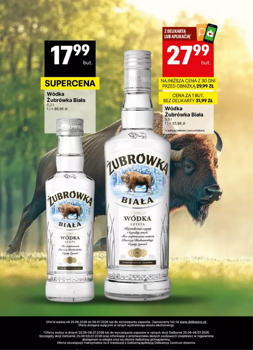 Gazetka promocyjna Delikatesy Centrum - Delibarek DC26-DC27 - ważna 25.06 do 08.07.2026 - strona 6 - produkty: Rama, Rum, Tera, Tran, Wódka