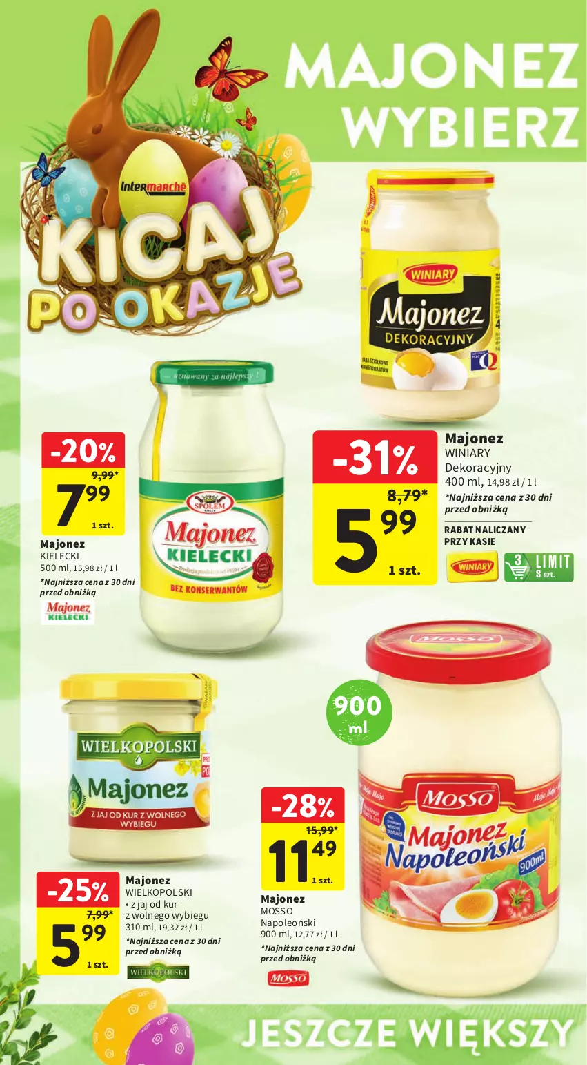 Gazetka promocyjna Intermarche - Gazetka Intermarche - ważna 14.03 do 20.03.2024 - strona 6 - produkty: Majonez, Oleo, Winiary