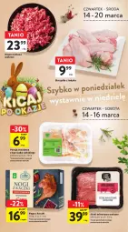 Gazetka promocyjna Intermarche - Gazetka Intermarche - Gazetka - ważna od 20.03 do 20.03.2024 - strona 21 - produkty: Kurczak, Mięso mielone, Por, Stek, Noga z kaczki, Mięso