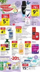 Gazetka promocyjna Intermarche - Gazetka Intermarche - Gazetka - ważna od 20.03 do 20.03.2024 - strona 41 - produkty: Płyn do kąpieli, Gin, Płyn do płukania jamy ustnej, Papier, Rexona, Bell, Old Spice, Dezodorant, Pasta do zębów, Papier toaletowy, Płyn do płukania, Mola, Szampon, Carefree, Colgate, Wkładki, LG