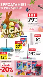 Gazetka promocyjna Intermarche - Gazetka Intermarche - Gazetka - ważna od 20.03 do 20.03.2024 - strona 44 - produkty: Teleskop, Mop, Kije, Vileda, Wkład do mopa, Suszarka, Suszarka na pranie, Miotła