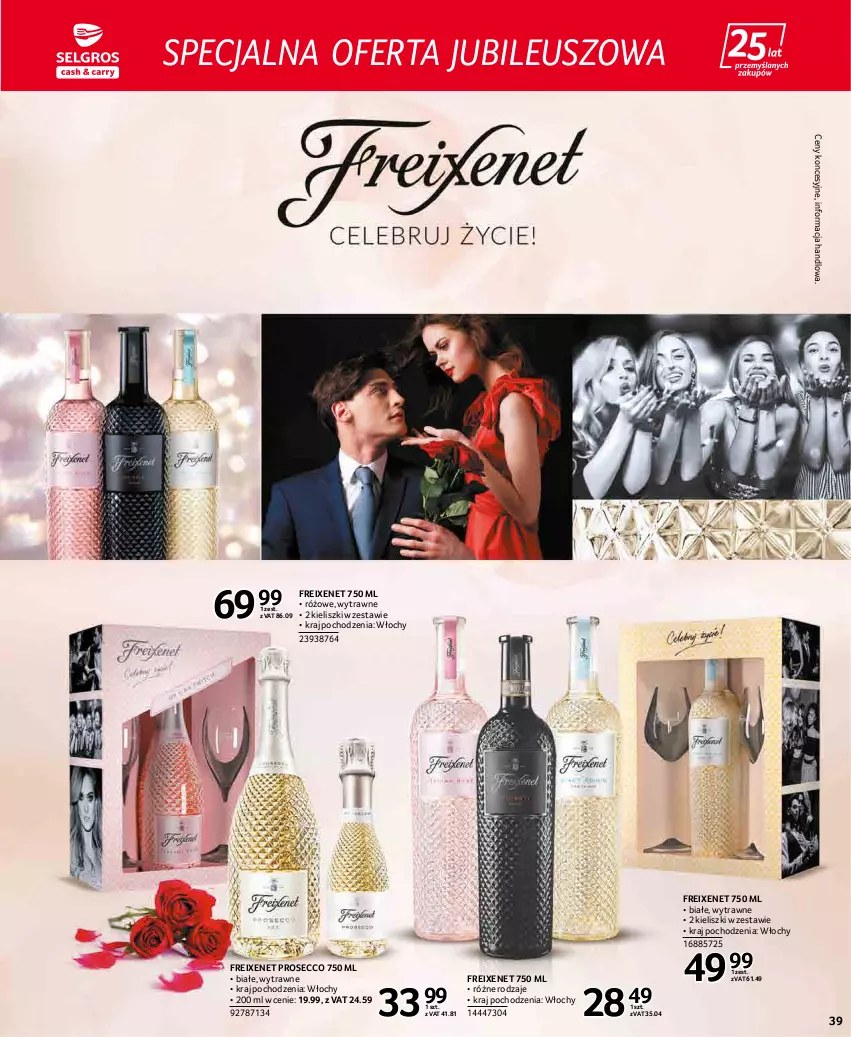 Gazetka promocyjna Selgros - Extra Oferta - ważna 01.03 do 31.03.2022 - strona 39 - produkty: Prosecco