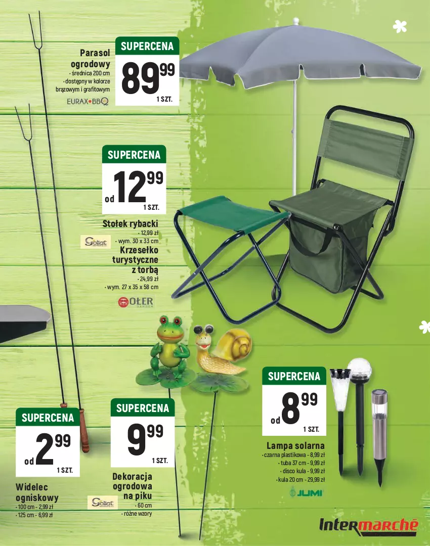 Gazetka promocyjna Intermarche - Katalog Wielkanocny - ważna 16.03 do 03.04.2021 - strona 17 - produkty: Gra, Grill, Grill gazowy, Lampa, Parasol, Ryba, Stołek, Szczotka, Widelec, Wózek