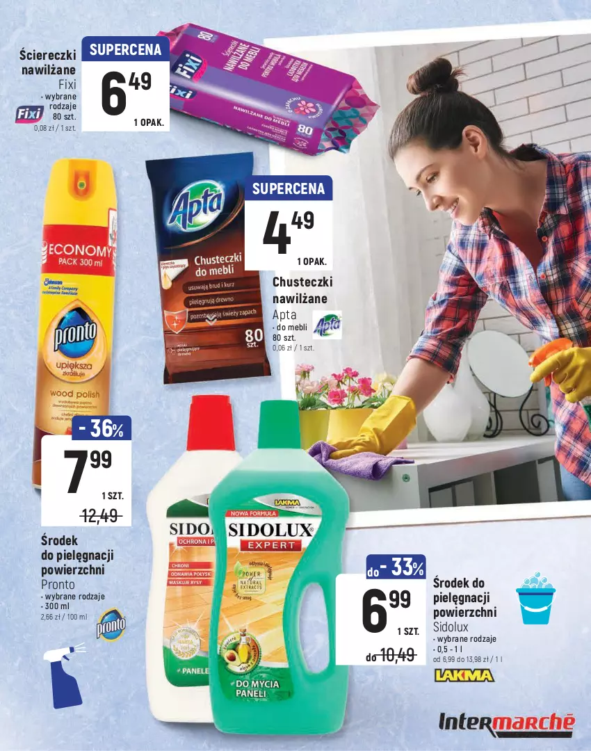 Gazetka promocyjna Intermarche - Katalog Wielkanocny - ważna 16.03 do 03.04.2021 - strona 21 - produkty: Chusteczki, Ludwik, Płyn do prania, Pronto, Proszek do prania, Sidolux, Tablet, Tabletki do zmywarki, Worki na śmiec, Worki na śmieci, Zmywarki