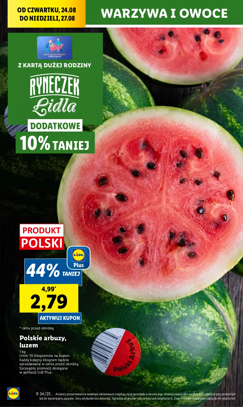 Gazetka promocyjna Lidl - GAZETKA - ważna 24.08 do 27.08.2023 - strona 26 - produkty: Arbuz, Chleb, Gra, Olej, Owoce, Ser, Warzywa, Warzywa i owoce