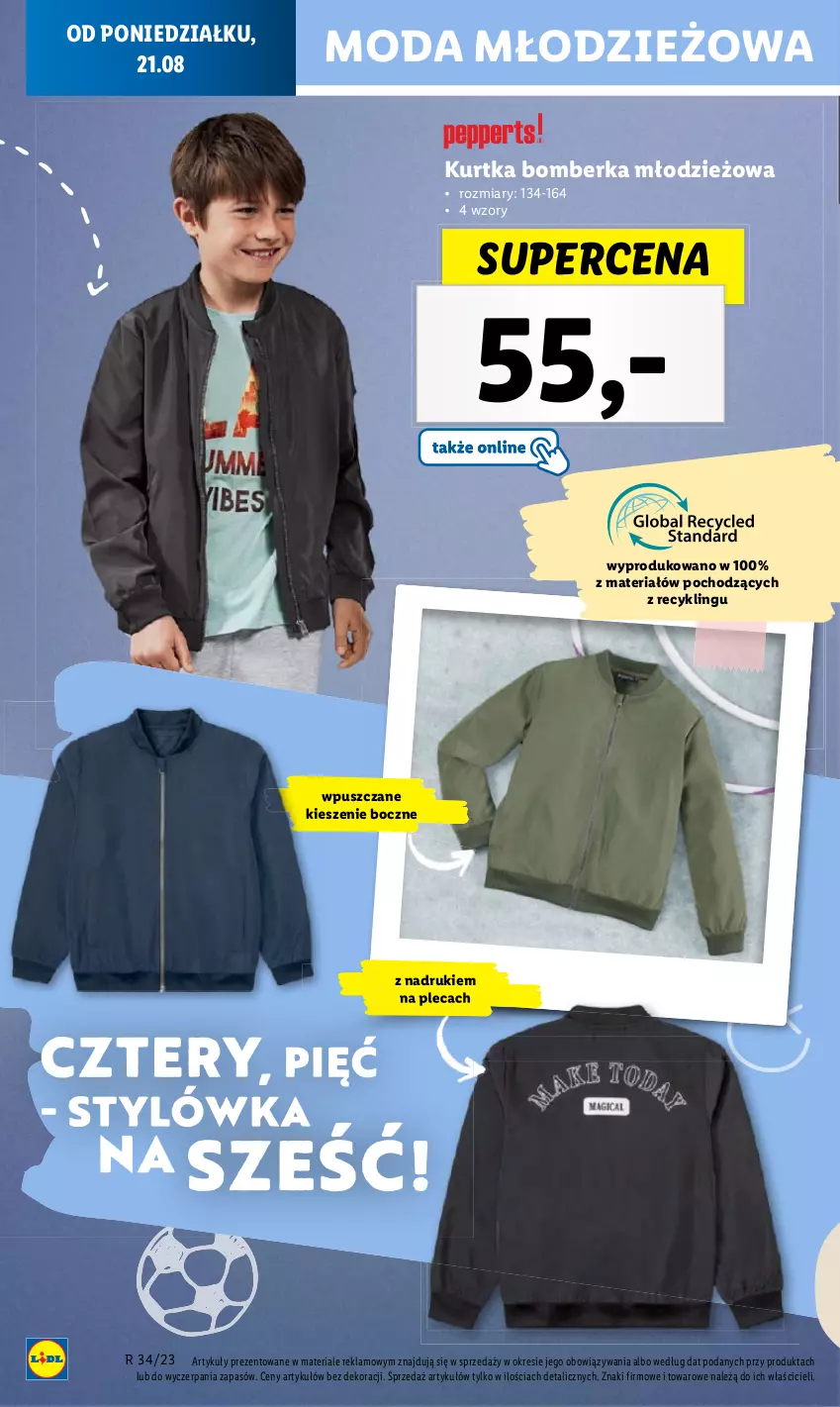 Gazetka promocyjna Lidl - GAZETKA - ważna 24.08 do 27.08.2023 - strona 74 - produkty: Control, Kurtka, Moda