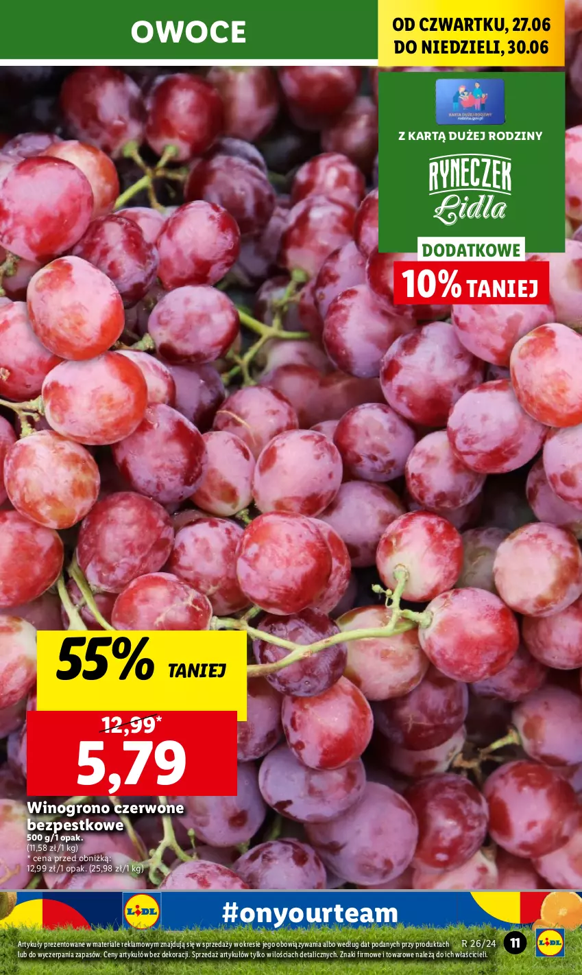 Gazetka promocyjna Lidl - GAZETKA - ważna 27.06 do 30.06.2024 - strona 11 - produkty: Chleb, Owoce, Ser, Wino