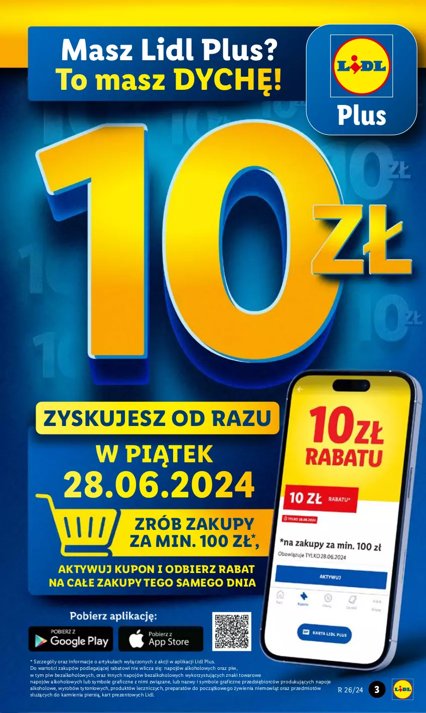 Gazetka promocyjna Lidl - GAZETKA - ważna 27.06 do 30.06.2024 - strona 3 - produkty: Gra, Karmi, Napoje, Znicz