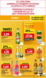 Gazetka promocyjna Lidl - GAZETKA - Gazetka - ważna od 30.06 do 30.06.2024 - strona 31 - produkty: Piwo, Por, Perła, Fortuna, Corona Extra