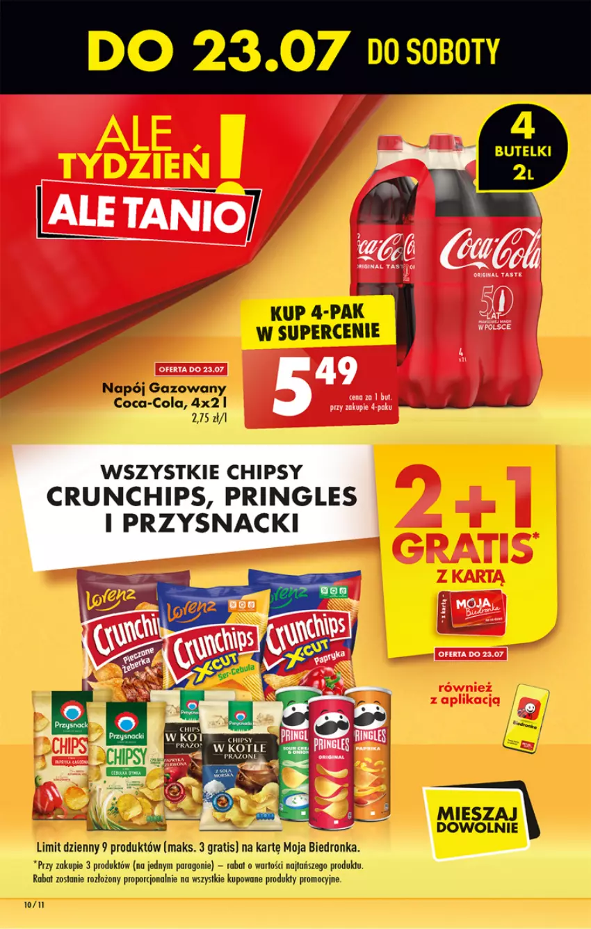 Gazetka promocyjna Biedronka - W tym tygodniu - ważna 21.07 do 27.07.2022 - strona 10 - produkty: Coca-Cola, Dron, Fa, Gin, Gra, Napój, Napój gazowany, Por