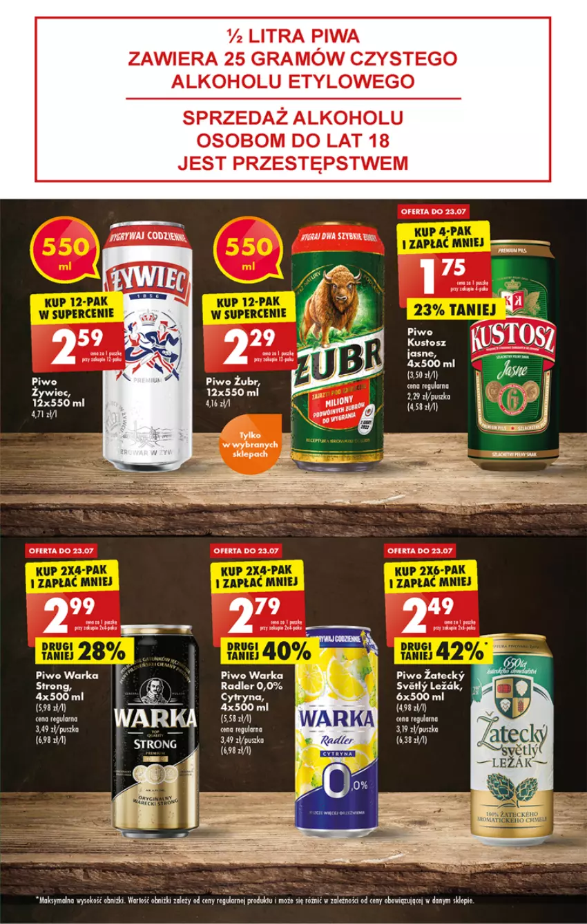 Gazetka promocyjna Biedronka - W tym tygodniu - ważna 21.07 do 27.07.2022 - strona 49 - produkty: Fa, Gra, O Bag, Piwa, Piwo, Por, Radler, Sok, Warka