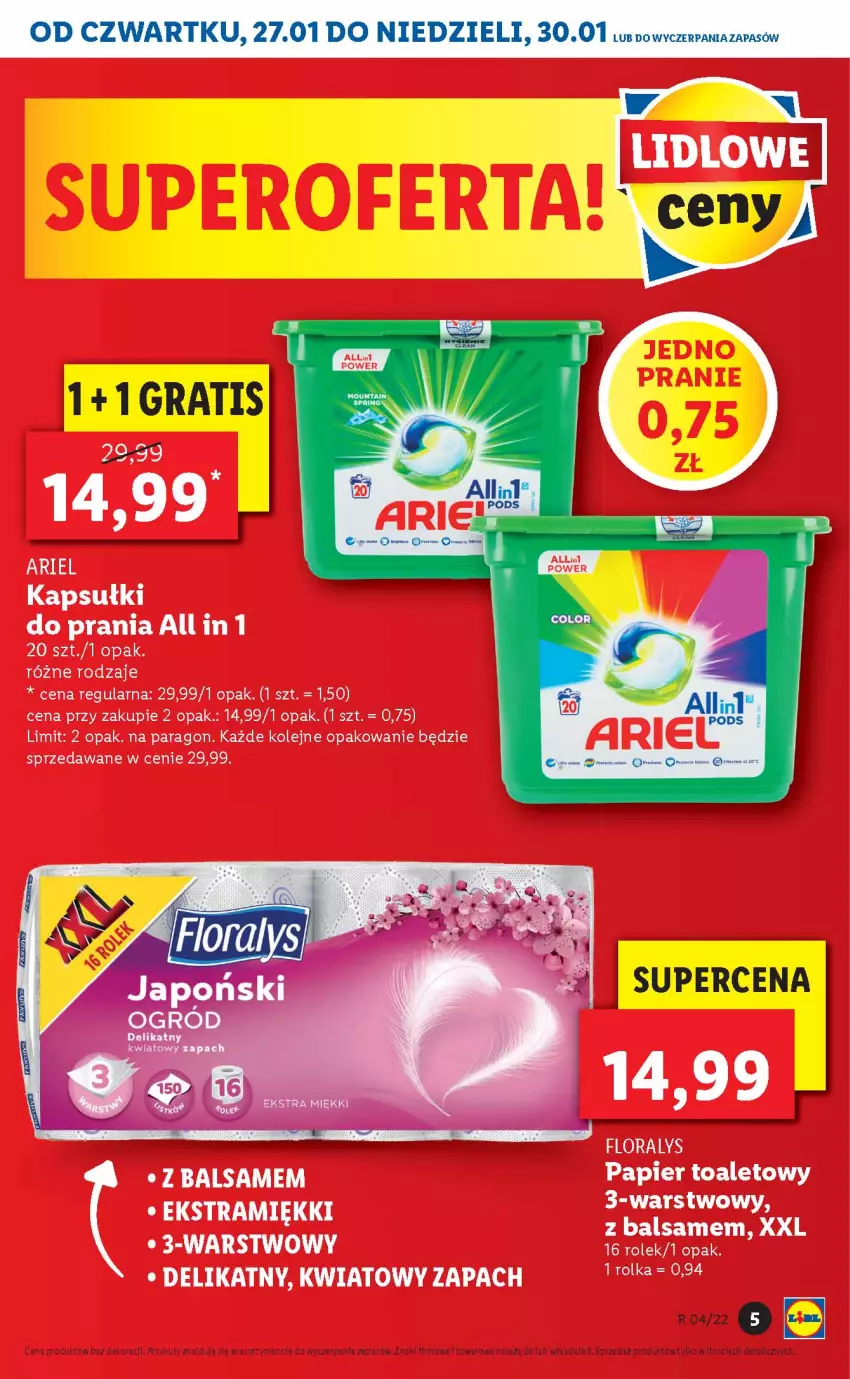 Gazetka promocyjna Lidl - GAZETKA - ważna 27.01 do 30.01.2022 - strona 5 - produkty: Gra