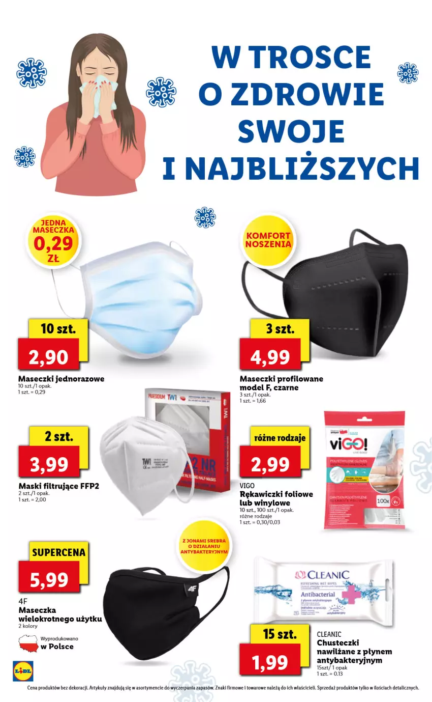 Gazetka promocyjna Lidl - GAZETKA - ważna 27.01 do 30.01.2022 - strona 50 - produkty: Chusteczki, Cleanic, JBL, Zdrowie