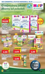 Gazetka promocyjna Lidl - GAZETKA - Gazetka - ważna od 30.01 do 30.01.2022 - strona 40 - produkty: HiPP, Ser, Mus, JBL, Jogurt, Dinozaur, O nas, Serek, Tonik, Dzieci, Baton, Deser, Bio Batonik, Wagi, Mleko, Hipp Bio