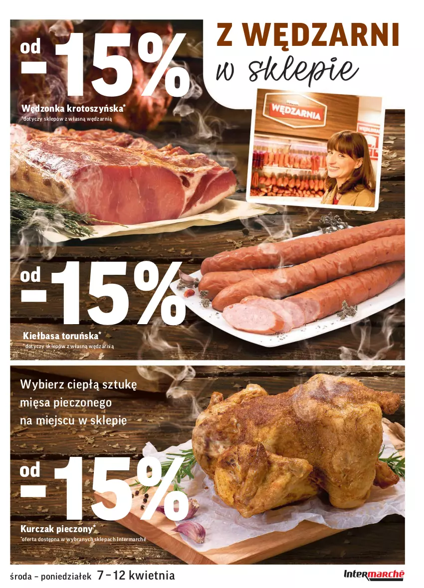 Gazetka promocyjna Intermarche - Gazetka tygodnia - ważna 07.04 do 12.04.2021 - strona 13 - produkty: Kiełbasa, Kurczak, Piec